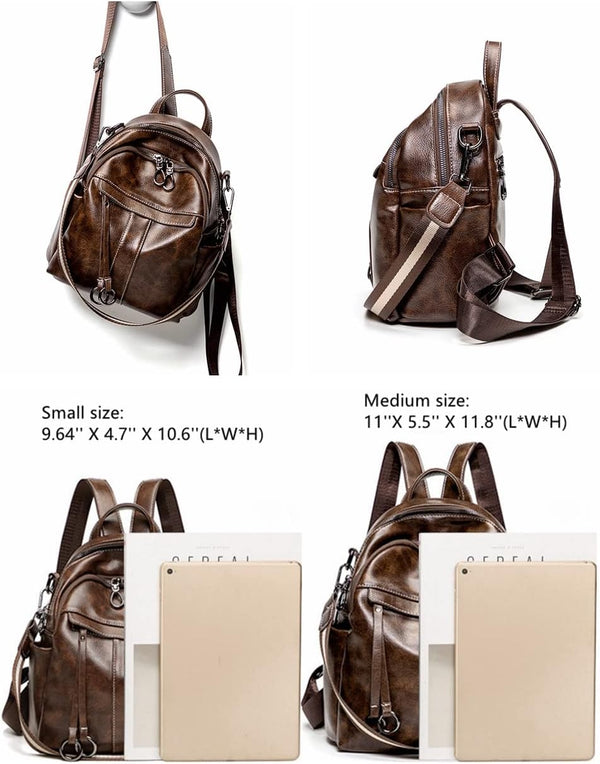 Chic Leather Backpack for Women