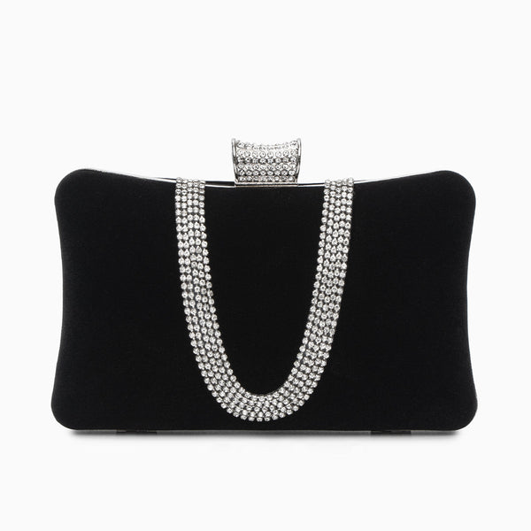 Glitz & Glam Velvet Clutch