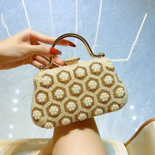 Emelia Pearl Clutch Bag