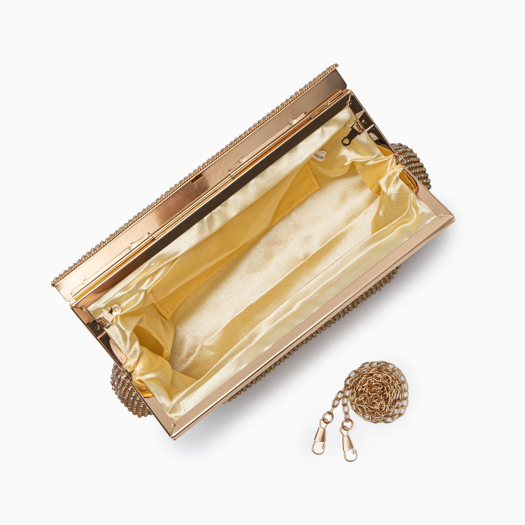 Glam Diamond Clutch Bag