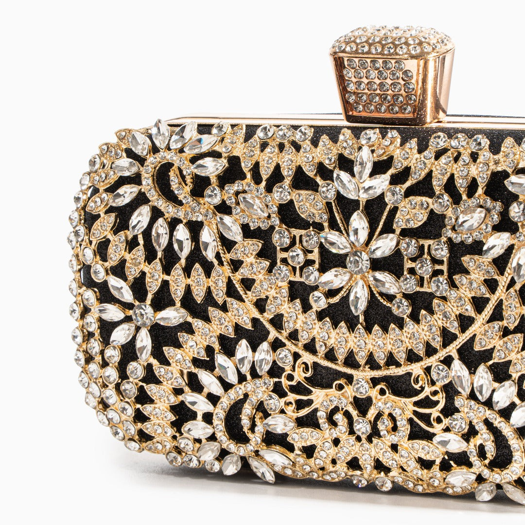 Dazzle Flower Clutch Bag