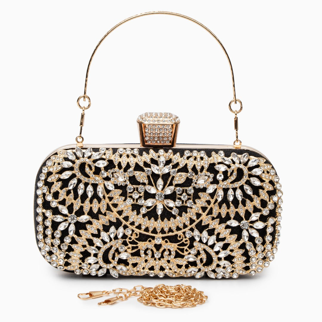 Dazzle Flower Clutch Bag