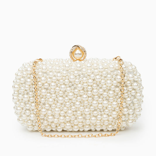 Geneva Pearl Clutch