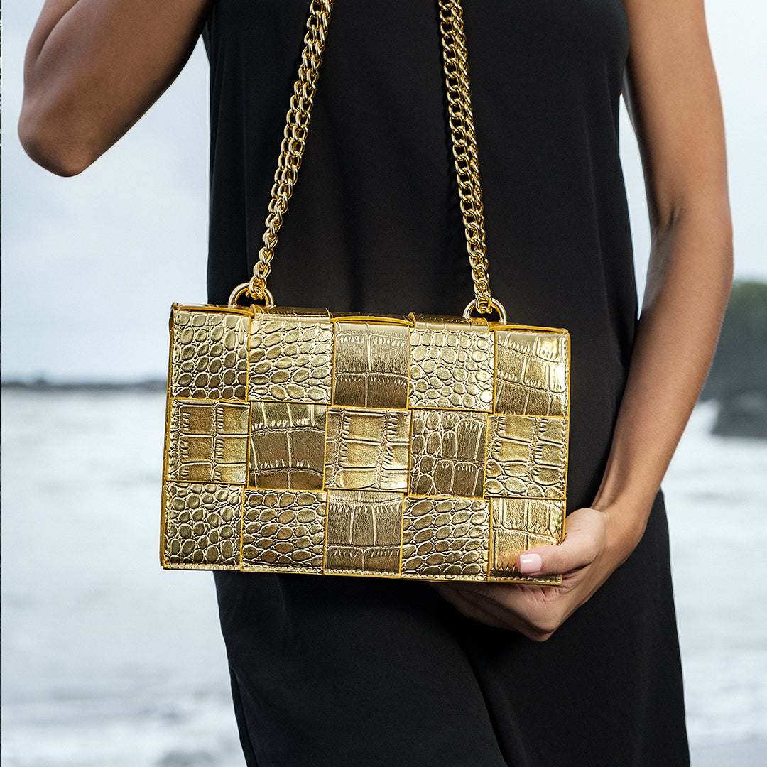 Glam Croc Crossbody Bag