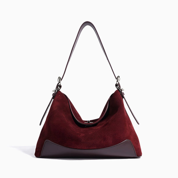 Chic Burgundy Shoulder Bag
