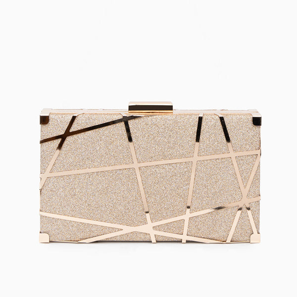 Chic Metal Style Clutch