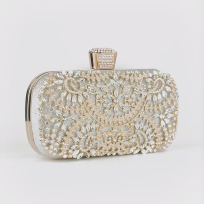 Dazzle Flower Clutch Bag