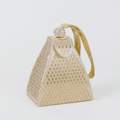 Crystal Pyramid Handbag